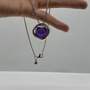 DAVID YURMAN Infinity Pendant Necklace Sterling